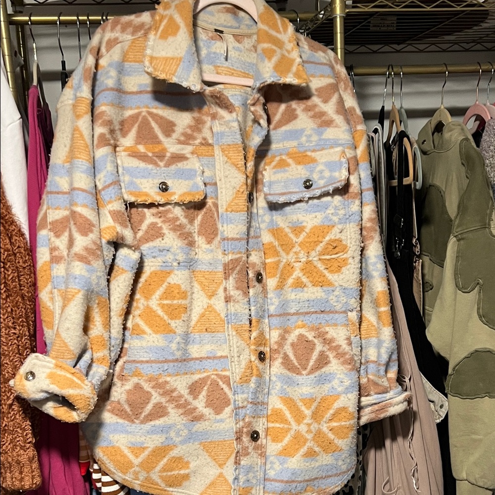 Free People Ruby Patterned Jacket - image 3